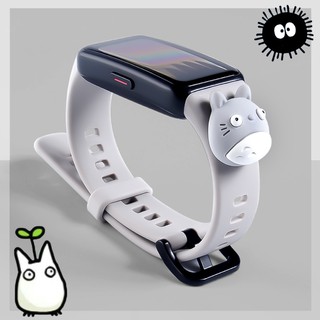 Correa de silicona para Huawei Band 6 Smart Watchband lindo de dibujos animados de reemplazo de pulsera para Honor Band 6