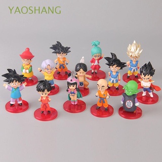 Yaoshang Dragonball Son Goku juguetes coleccionables Modelo Sculaturas Miniaturas Dragonball Figuras De acción Modelo De estatuilla