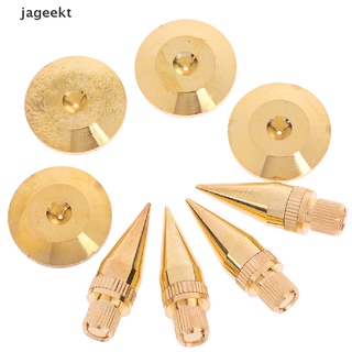 jageekt 4pcs 6 x 36 mm altavoz de cobre soporte de aislamiento + base almohadilla pies alfombrilla cl