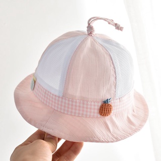 Bebé primavera y verano sombrero de sol fino para niños sombrero de protección solar para bebés sombrero de cubo de princesa Linda sombrero de cubo
