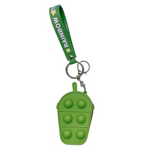 Mini monedero Pop It juguetes portátil bolsa de almacenamiento accesorios de moda HE (6)