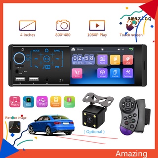 Amaz Z1 coche reproductor MP5 Bluetooth 4.1 pulgadas pantalla táctil Auto FM estéreo Audio Radio (1)