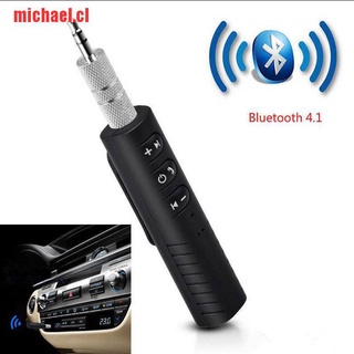 [michael] receptor de Bluetooth coche 3.5 AUX Audio inalámbrico auriculares coche Tra