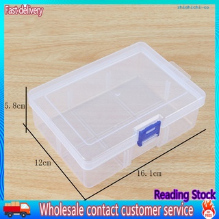 wjgj* caja de almacenamiento vacía mini artículos experimento azul de una sola hebilla contenedor con tapa