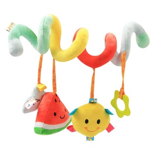 Ord7-Baby cama cuna espiral relleno fruta incorporada sonda, mordedor viento campanillas juguete educativo para niños/niñas (1)