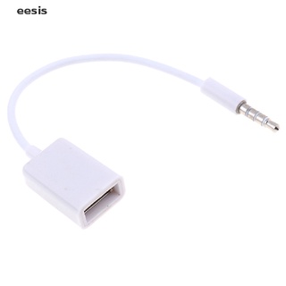 [Eesis] 3.5mm Male Audio AUX Jack to USB 2.0 Type A Female Converter Cable FGH