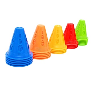 BILLION 20Pcs/lot Skating Cone Outdoor Training Marker Pile Cups Windproof Colorful Roller Skating Durable Skateboard Skate Training Sarking Cones (4)