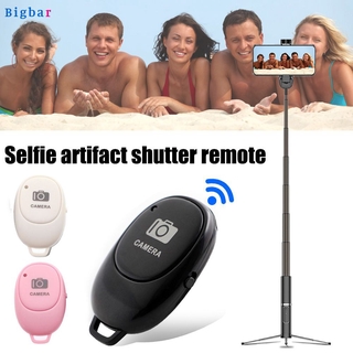 Control Remoto disparador de cámara Bluetooth inalámbrico Selfie botón Clicker Para teléfonos inteligentes Android Ios teléfono inteligente Selfie artefacto Contr Bigbar