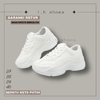 Ih.Shoes Snikers zapatos para las mujeres coreano Casual zapatos de deporte blanco zapatillas de deporte zapatos liso blanco mujeres zapatillas de deporte
