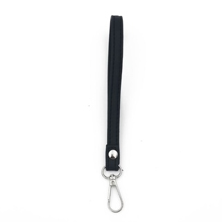 Black PU Leather Wristlet Bag Strap Handle Replacement For Handbag Clutch Purse