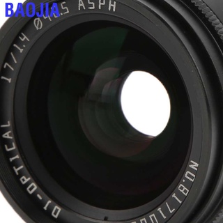 Baojia TTArtisan 17 mm F APS‐C retrato lente enfoque Manual M montaje para Canon EOS M/M2