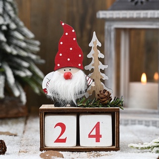 calendario de navidad feliz navidad decoraciones regalos de navidad santa claus muñecas elfo decoración adornos de navidad krismas (3)