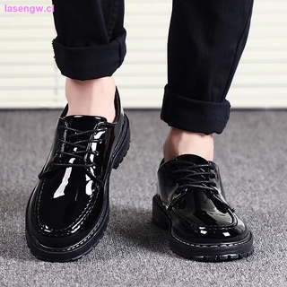2020 primavera zapatos de cuero de los hombres s estilo coreano tendencia todo-partido zapatos masculinos estudiantes casual juventud británica negro pequeño zapatos de cuero