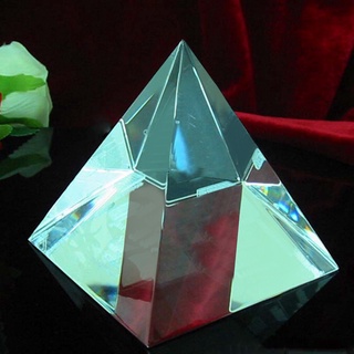 50mm k9 artificial cristal pirámide prisma decoración del hogar adorno ciencia