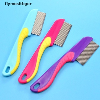 [flymesitbger] Pet Rake Comb Hair Grooming Trimmer Dog Cat Stainless Steel Pins Cleaning Tool [flymesitbger]
