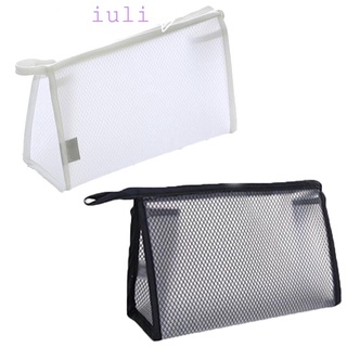 iuli1 bolso transparente de pvc de almacenamiento de cosméticos bolsas de aseo portátil organizador impermeable caso de maquillaje (1)