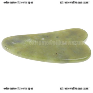 Ex2br Placa De masaje De Cristal De piedra Verde Natural De cuarzo Jade