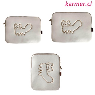 kar3 portátil funda bolsa para 9.7 10.8 11 13 pulgadas de dibujos animados gato portátil interior caso bolsas protectoras funda bolsos bolsa