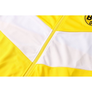 2021 2022 borussia dortmund hombres amarillo ropa deportiva traje de entrenamiento jersey chaqueta traje (3)
