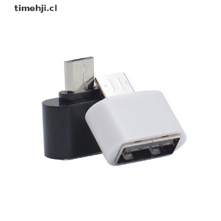 TIME 2pcs Micro USB Male To USB A 2.0 Adaptador OTG Convertidor Adapter Converter CL