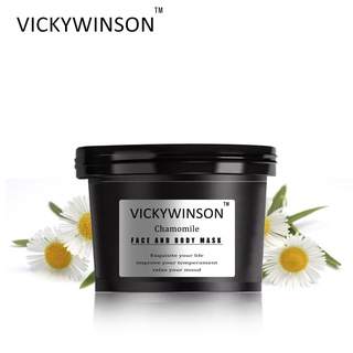 VICKYWINSON Crema exfoliante de manzanilla 50g Exfoliante facial natural Exfoliante