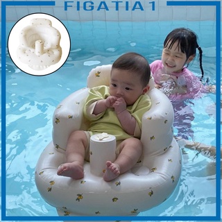[FIGATIA1] Asiento de bebé inflable recién nacido piscina flotadores silla de baño aprender a sentarse