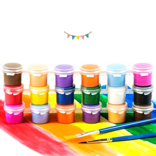 dlophkde 1 juego de 3 ml/5 ml pintado a mano pintura acrílica niños pintura segura pigmentos kindergarten diy arte graffiti pigmentos conjunto (9)