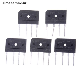 Time2 5 piezas GBJ3510 35A 1000 V diodo rectificador puente