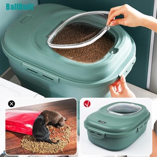 [Btaui] contenedor de arroz para mascotas, almacenamiento de alimentos, para perros, gatos, con tapa para comida, RDYI (7)