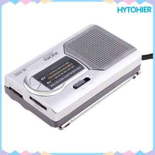 Hytohier Mini bocina/radio Fm/Portátil con bolsillo/Antena Telescópica