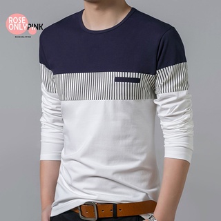 [Roseonlypink] Fit Spring Sweater Round Neck Long Sleeve Autumn Sweater All Match for Daily Wear