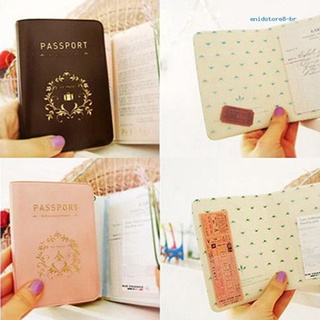 durable viaje pasaporte titular cubierta de cuero sintético tarjeta de identificación de la tarjeta de identificación caso organizador