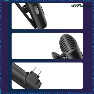 2.4g micrófono lavalier inalámbrico de larga distancia reducción de ruido entrevistador