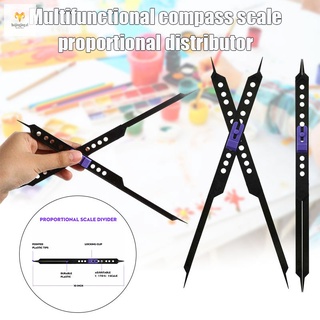 10 Inches Proportional Scale Divider Drawing Tool for Artists Adjustable Plastic