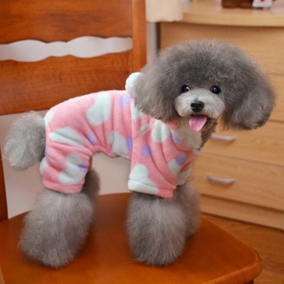 estampado de leopardo ropa cálida para mascotas de algodón cachorro perros abrigo chaqueta de invierno