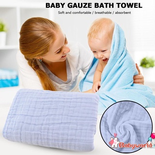 Bb.towel bebé paño de baño pañuelo de 6 capas de algodón eructo paño de lavado