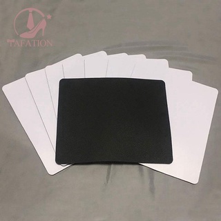 10 pzs almohadilla de ratón en blanco para transferencia de sublimación/impresión de prensa de calor/manualidades
