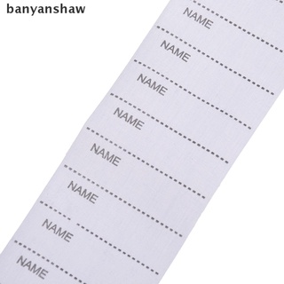 banyanshaw blanco lavable plancha en nombre etiquetas de ropa tela etiquetas marcador conjunto para ropa cl