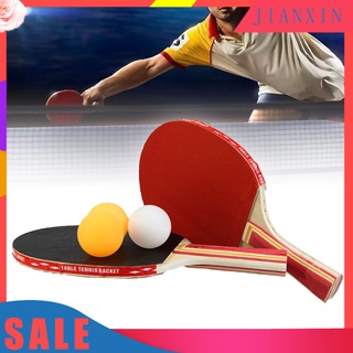 jx 1set profesional portátil entrenamiento de entretenimiento raqueta de ping pong para principiantes