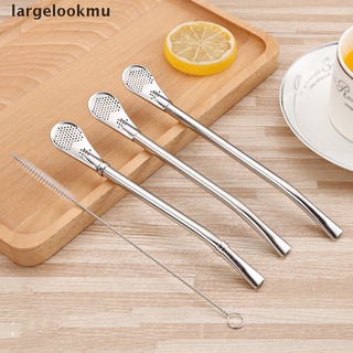 *largelookmu* Stainless Steel Drinking Straw Filter Tea Tool Washable Practical Tea Tools hot sell