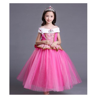 Disney Princesa Navidad Aurora Niña Vestido Niños Tul Fiesta Disfraces De Halloween