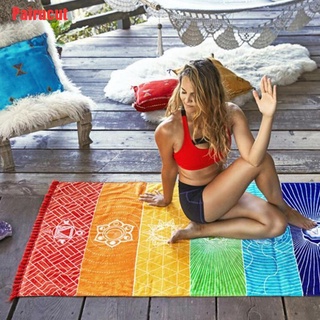 Pairucut Mandala manta tapiz verano toalla de playa Yoga estera textil para el hogar