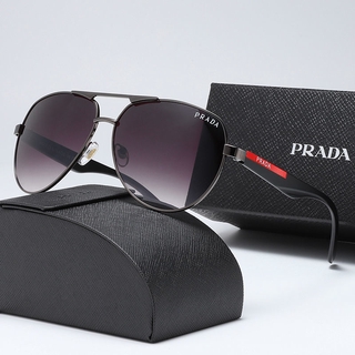 ¡PRADA! las nuevas gafas fotocromáticas polarizadas Anti-UV 400 Kaca Mata: gafas de sol Cermin Mata Hitam para mujer