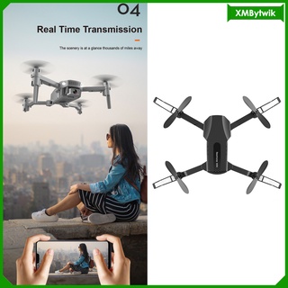 rc quadcopter portátil plegable app control drone 4k hd cámara sin cabeza modo de retención de altitud 360 grados