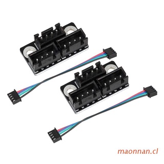 maonn 4 Pieces 3D Printer Parts Stepper Motor with Cable for Double Z Axis Dual Z Motors 3D Printer Board Expanding Parts