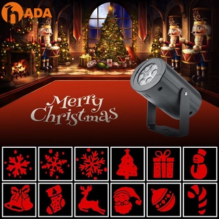 ADA-Proyector Láser De Navidad Con 12 Luces RGB , Color Giratorio , LED , beautyy5