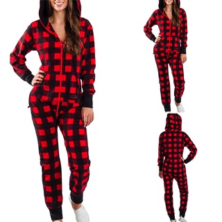 Pijama de manga larga con capucha de navidad impreso pijama ropa de dormir mono ropa de dormir alpozmc.br