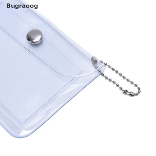 Mini billetera Transparente impermeable para mujer con brillo Br (4)