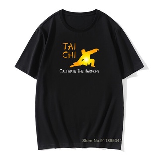 estilo chino de los hombres camiseta tai chi cultivar la armonía camisetas 100% algodón tops único vintage camiseta gráfica camisetas nuevo