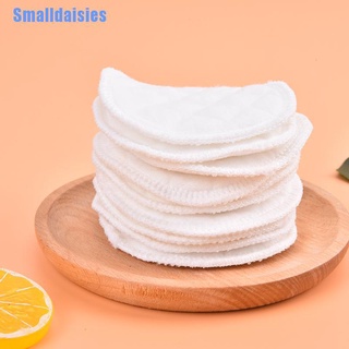 [pequeños Margaritas] 10pcs reutilizables removedor de maquillaje almohadillas de algodón lavables almohadillas de algodón suave limpiador facial